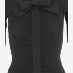 ABITO IN VISCOSA CON FIOCCO 8B0KD15L A8N0NO VALENTINO 