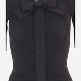 ABITO IN VISCOSA CON FIOCCO 8B0KD15L A8N0NO VALENTINO 