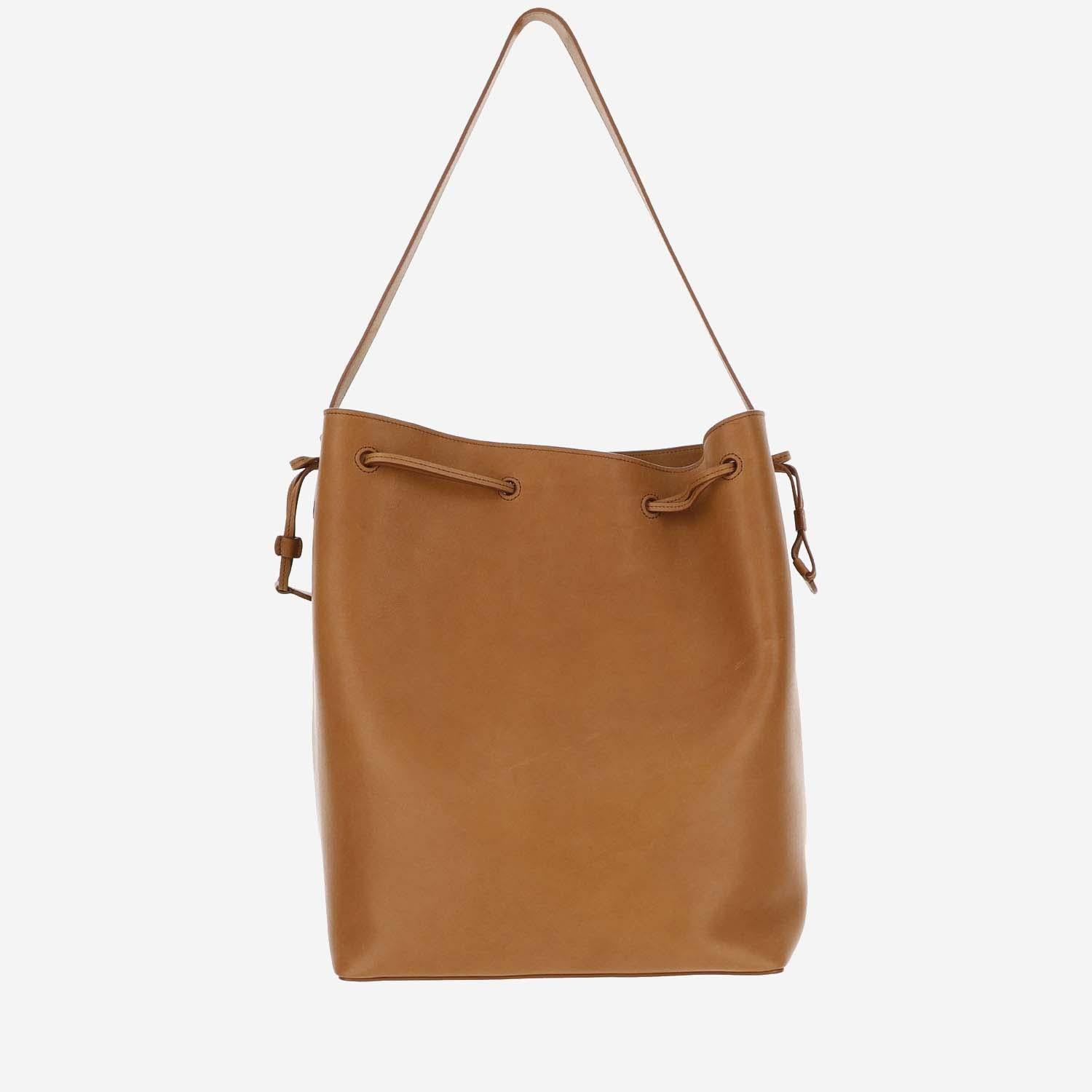 Borsa a spalla Belvedere in pelle W1664L72 BRG THE ROW 