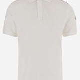 POLO IN COTONE CON BANDA TRICOLORE 8A00031 89A16034 MONCLER 