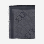 SCIARPA IN MISTO VISCOSA CON MOTIVO LOVE BIRDS 106017 A2ZHK02 PINKO 