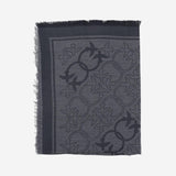 SCIARPA IN MISTO VISCOSA CON MOTIVO LOVE BIRDS 106017 A2ZHK02 PINKO 