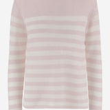 MAGLIA IN CASHMERE CON MOTIVO A RIGHE R2C103 340 BRUNO MANETTI 