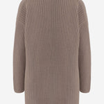 CARDIGAN IN CASHMERE CON LAVORAZIONE A COSTE R2C132 414 BRUNO MANETTI 