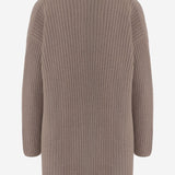 CARDIGAN IN CASHMERE CON LAVORAZIONE A COSTE R2C132 414 BRUNO MANETTI 