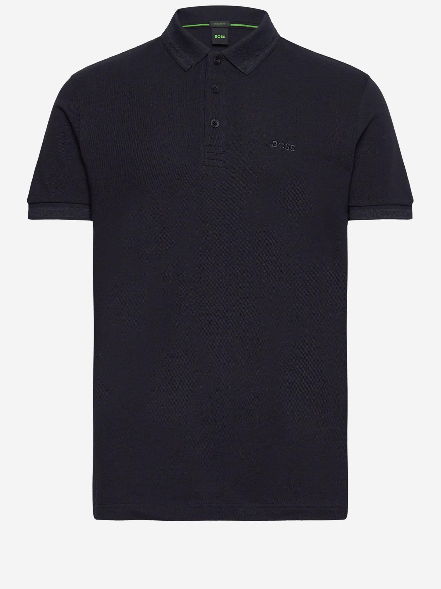 Polo in piqué di cotone con logo 50469055 411 HUGO BOSS 