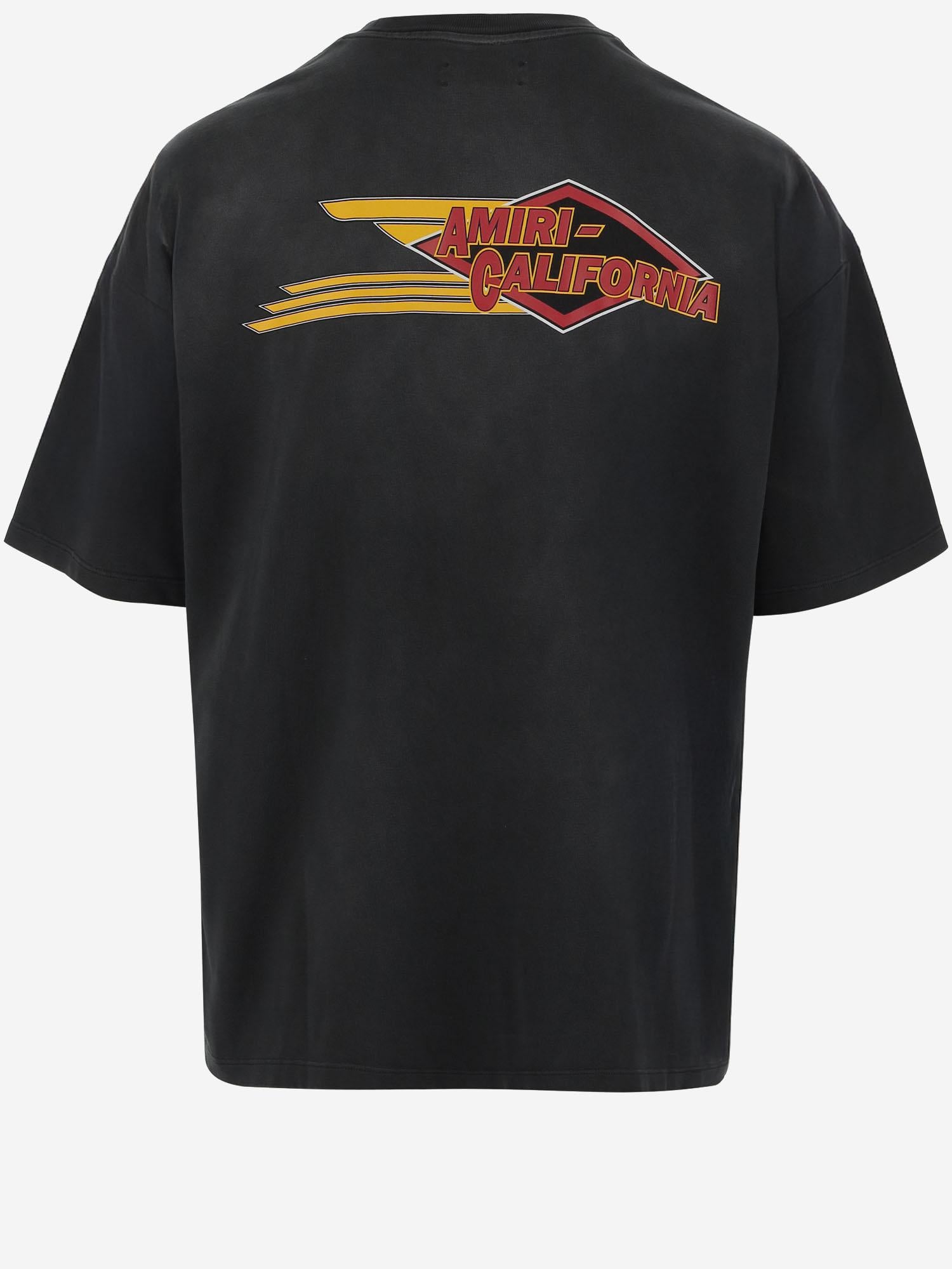 T-SHIRT IN COTONE CON STAMPA LOGO AMJYTE 1209Black AMIRI 