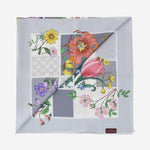 FOULARD IN SETA CON MOTIVO FLOREALE 850107 3G0011963 GUCCI 