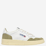 SNEAKERS MEDALIST LOW IN PELLE AULMFT06 SOFLEASUEWHTGREYGN AUTRY 