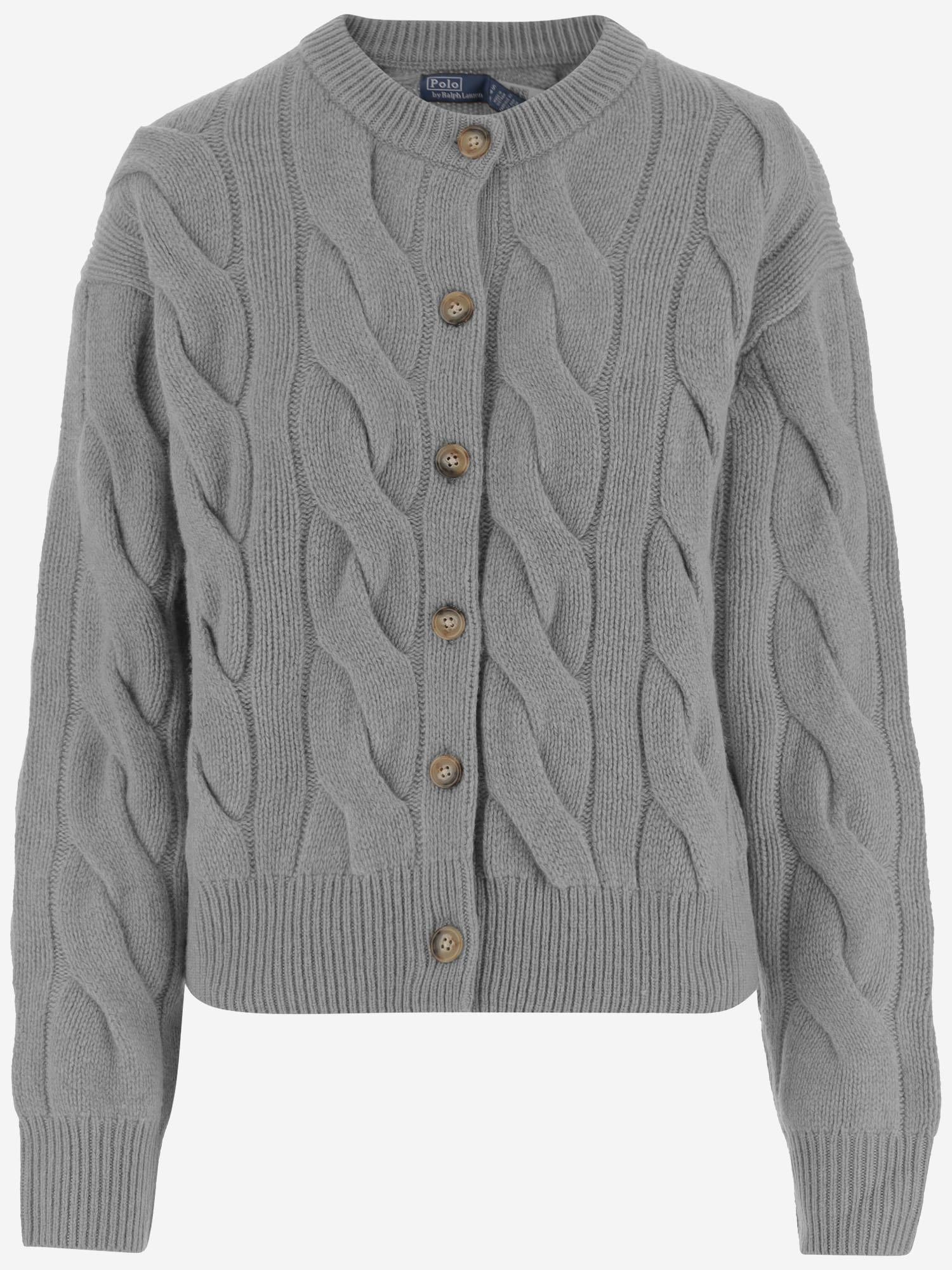 CARDIGAN IN LANA E CASHMERE 211972128 500 POLO RALPH LAUREN 