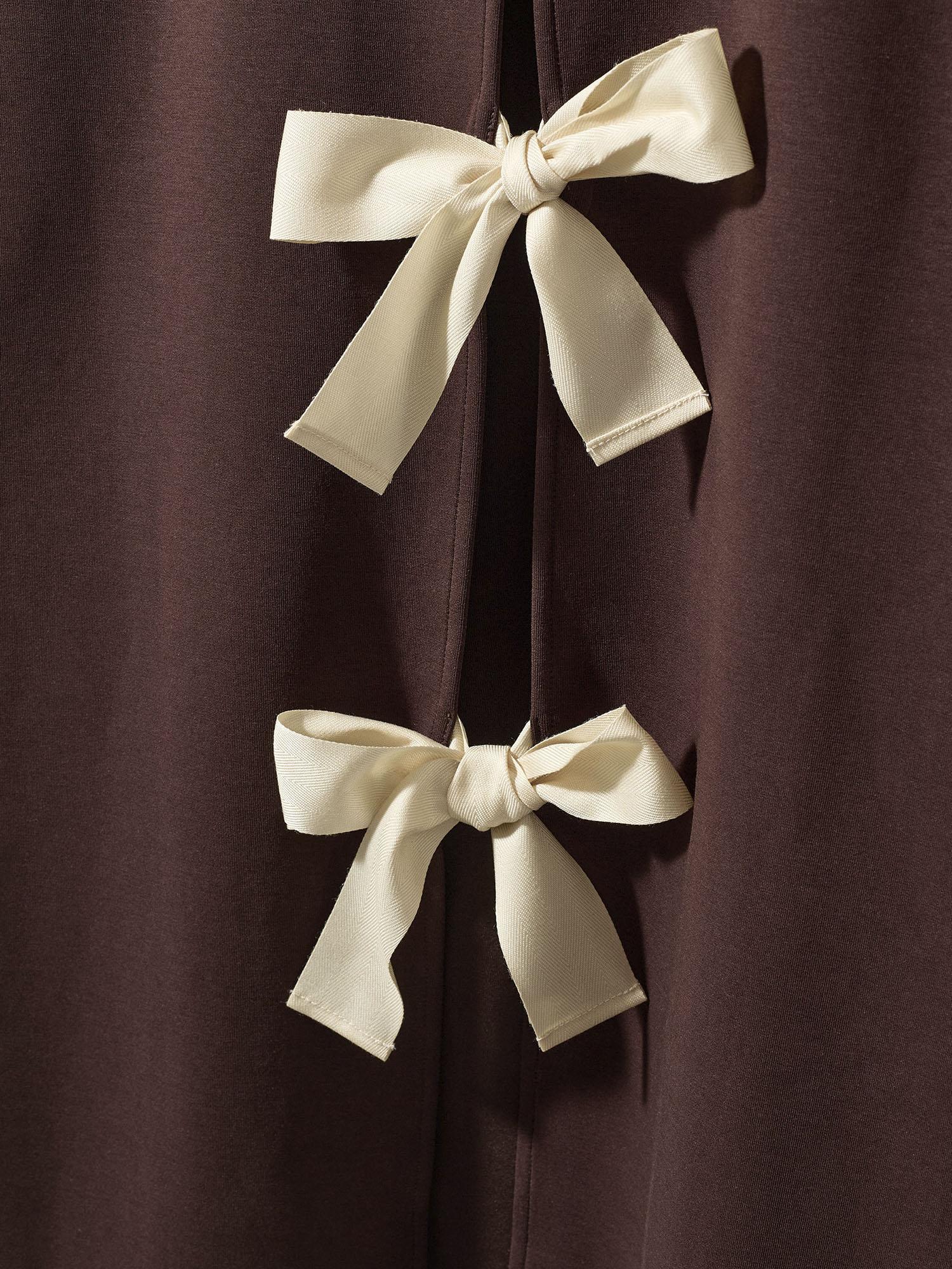 T-SHIRT TG BOW IN MISTO COTONE STRETCH 21721 514 THE.GARMENT 