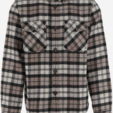CAMICIA IN MISTO LANA CON MOTIVO CHECK CFWOOS2021MRUT5178 8914 WOOLRICH 