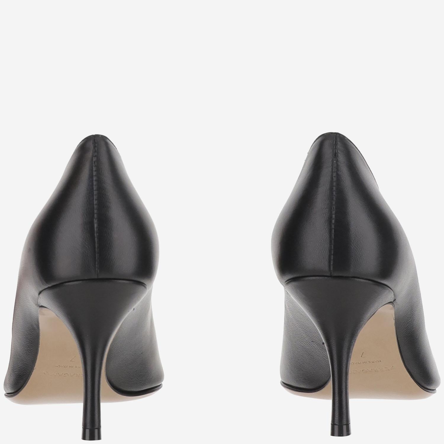 Décolleté maxi Gancini LARA70 001NERONEROAMARETTI SALVATORE FERRAGAMO 