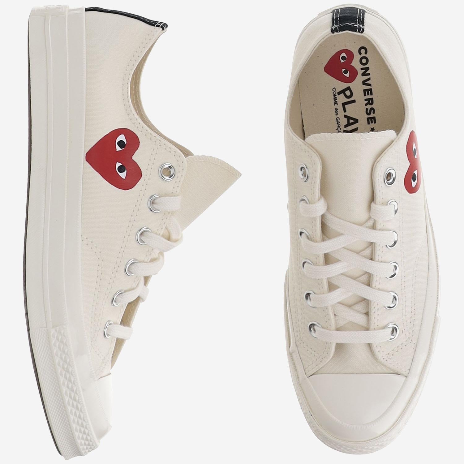 SNEAKERS COMME DES GARÇONS X CONVERSE IN TELA AZK128001 2 PLAY 