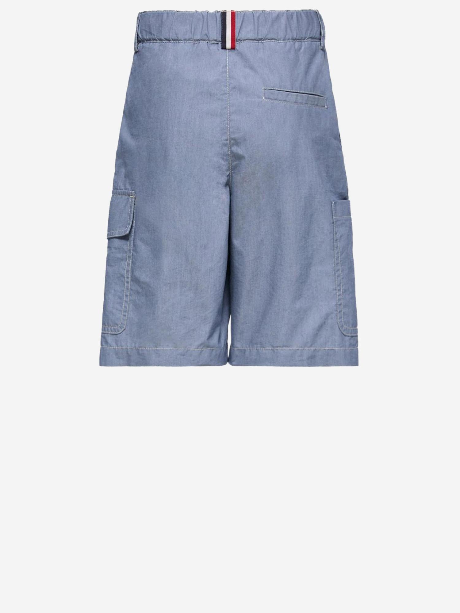 PANTALONI CORTI IN MISTO COTONE 2B00005599EY 715 MONCLER ENFANTS 
