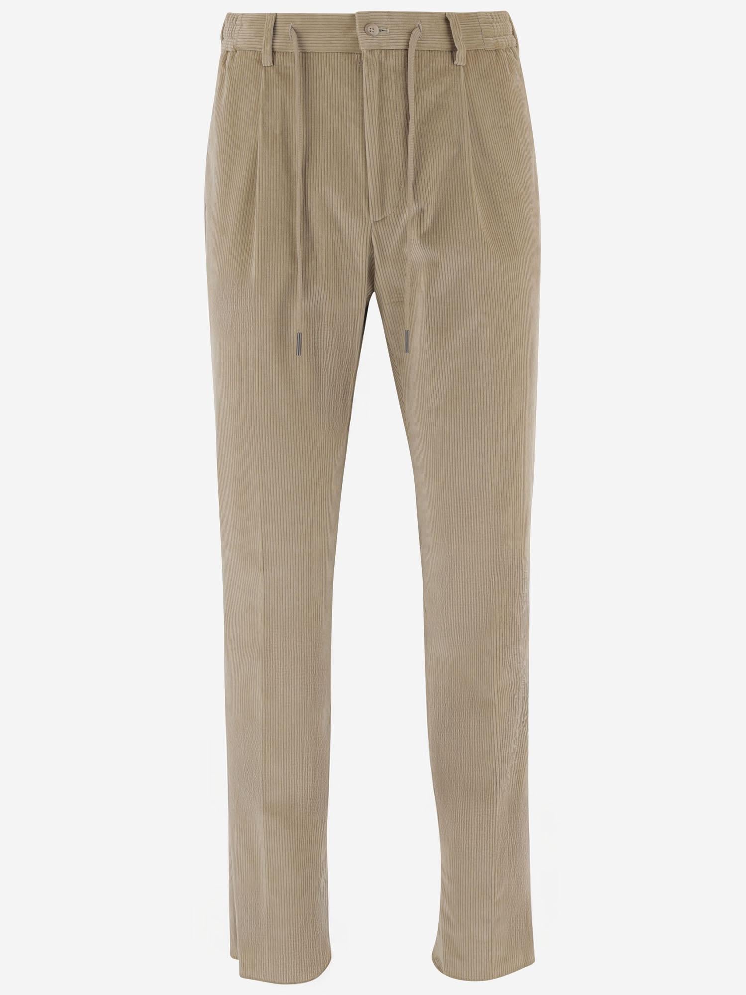 PANTALONI IN VELLUTO DI COTONE STRETCH PNEWMAN 300009A1240 TAGLIATORE 