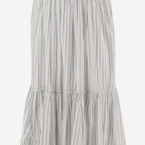 GONNA IN COTONE CON MOTIVO A RIGHE J02MA0373 J45329154 JIL SANDER 