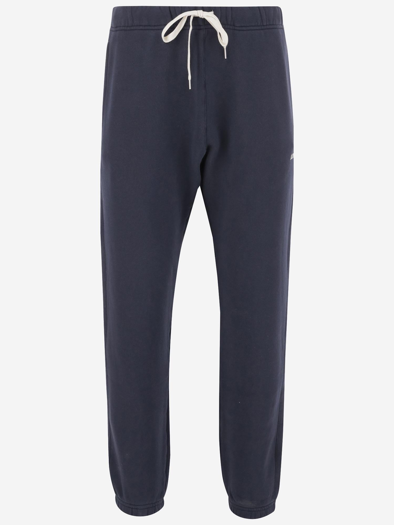 JOGGERS IN COTONE CON LOGO SPPMA3JB BLUE AUTRY 