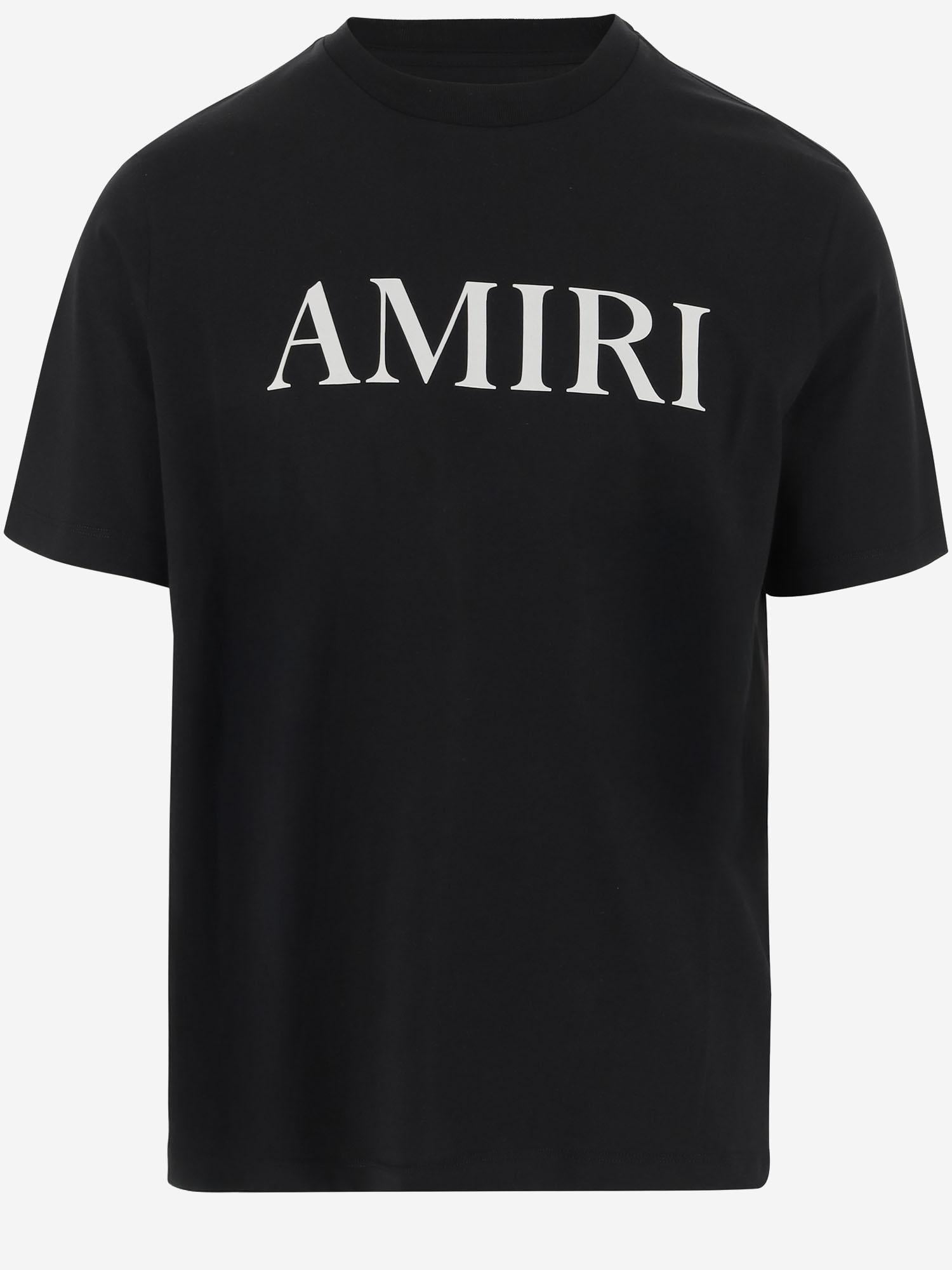 T-SHIRT IN COTONE CON LOGO AMJYTE 1073Black AMIRI 