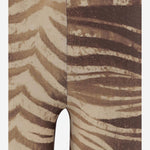 PANTALONI IN NYLON STRETCH CON STAMPA A PENNELLATE 80PAC100 JS558751 JUST CAVALLI 