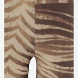 PANTALONI IN NYLON STRETCH CON STAMPA A PENNELLATE 80PAC100 JS558751 JUST CAVALLI 