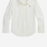CAMICIA IN COTONE CON VOLANT 312929954 004 POLO RALPH LAUREN KIDS 