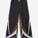 PANTALONI PALAZZO IN SETA IN STAMPA FARI 6HRT036H872 072 EMILIO PUCCI 
