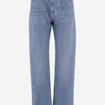 JEANS IN COTONE CON DETTAGLIO INTRECCIATO 831605 V42W04715 BOTTEGA VENETA 