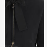 FELPA CON CAPPUCCIO E ROUCHE IN COTONE BIO JE1939995 999B PATOU 