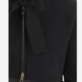 FELPA CON CAPPUCCIO E ROUCHE IN COTONE BIO JE1939995 999B PATOU 