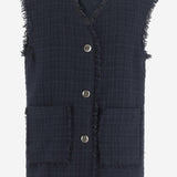 GILET IN MISTO COTONE P25GI054C5052 497 IL GUFO KIDS 