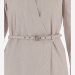 ABITO IN COTONE CON MOTIVO A RIGHE FDD515 AVJXF1UKB FENDI 