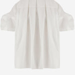 CAMICIA IN MISTO COTONE CON PIEGHE POSTERIORI 08395 151 SACAI 