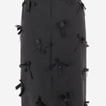 Gonna in satin con fiocchi ricamati J03MA0270 J75001001 JIL SANDER 