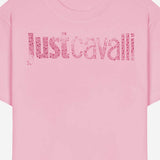 T-SHIRT IN COTONE CON LOGO 80PAHE21 CJ110433 JUST CAVALLI 