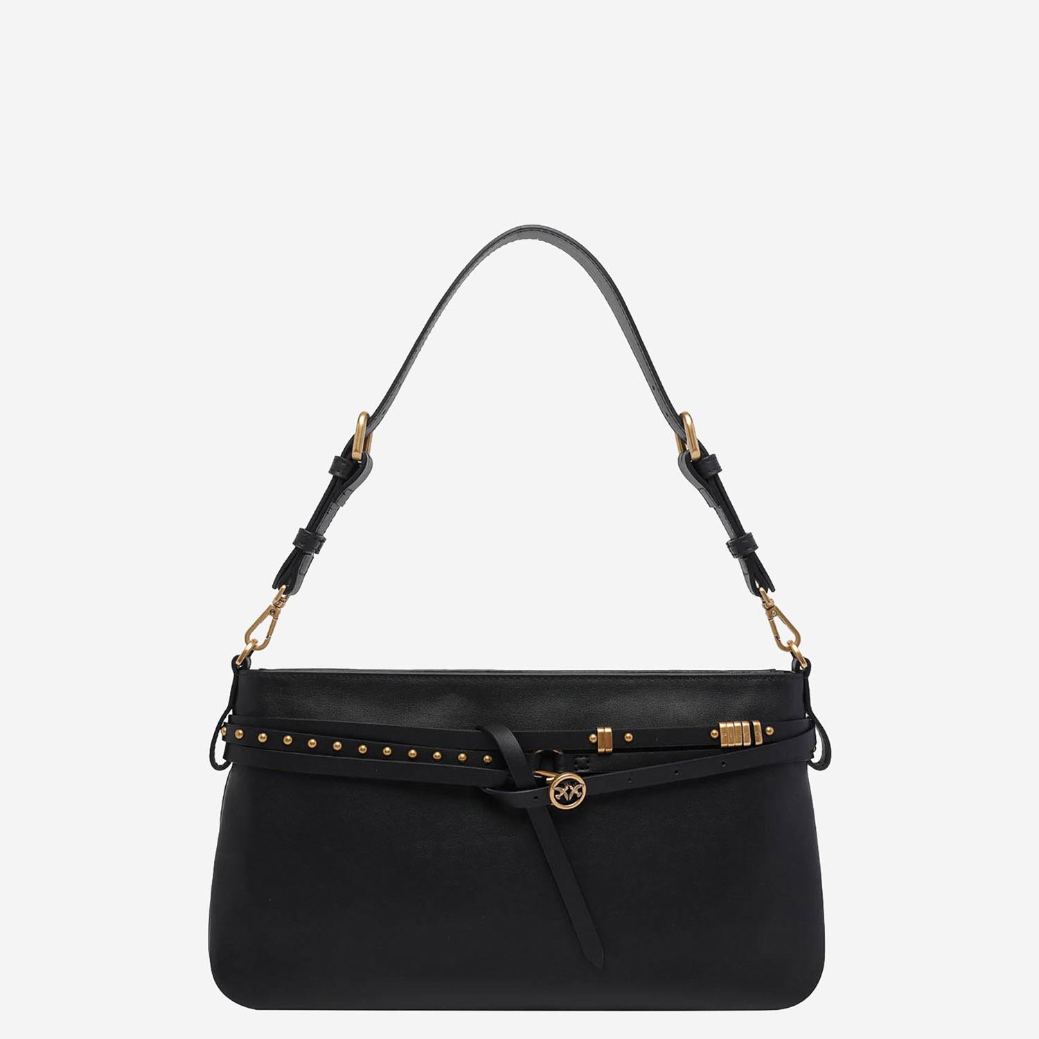 BORSA A SPALLA IN PELLE 106177 A0QOZ99Q PINKO 