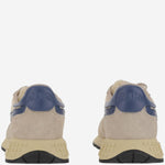 SNEAKERS REELWIND LOW IN NYLON E SUEDE WWLMUT27 SUEDENETECRUENSBLUE AUTRY 