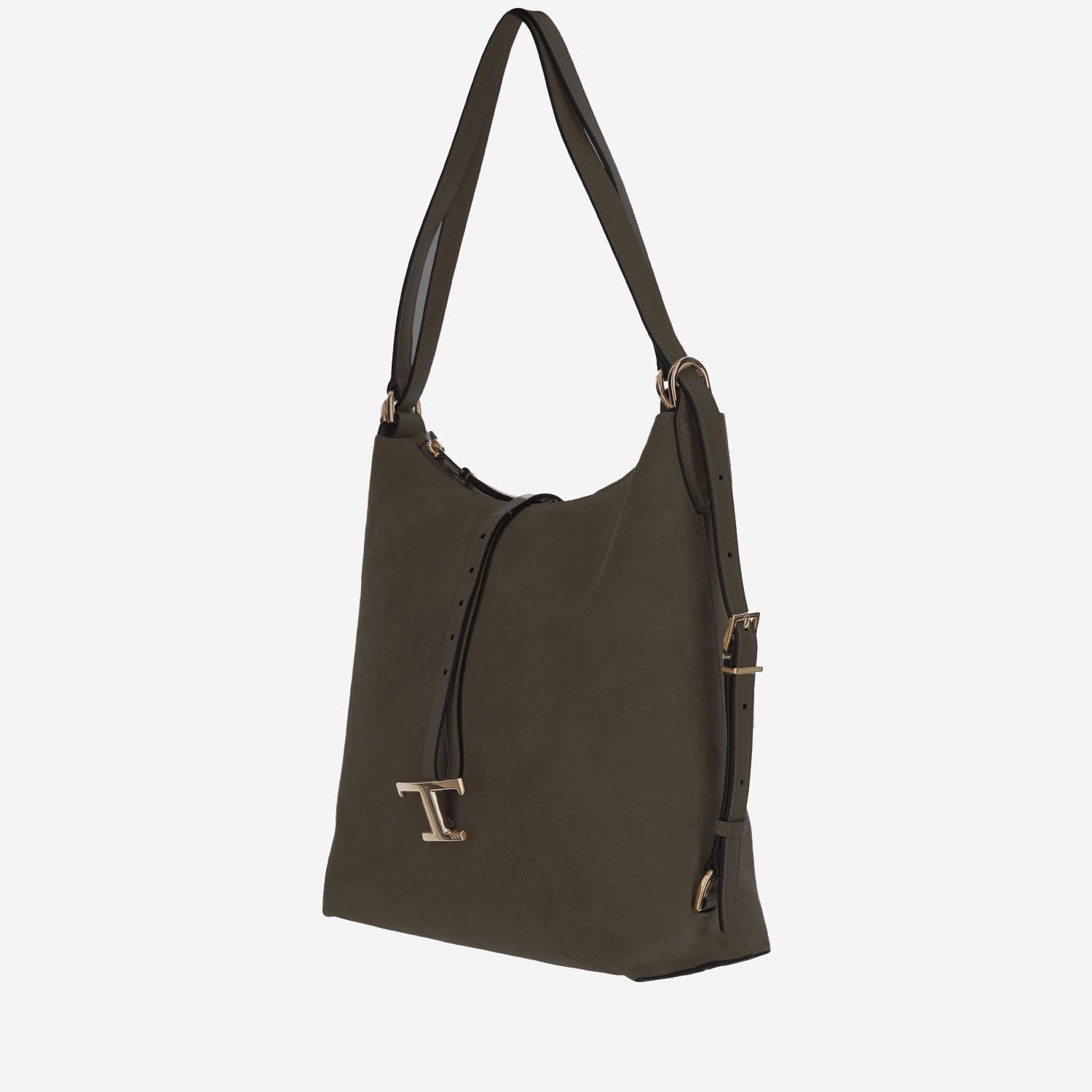BORSA A SPALLA IN PELLE SCAMOSCIATA XBWTSEW0200P3A S808 TODS 