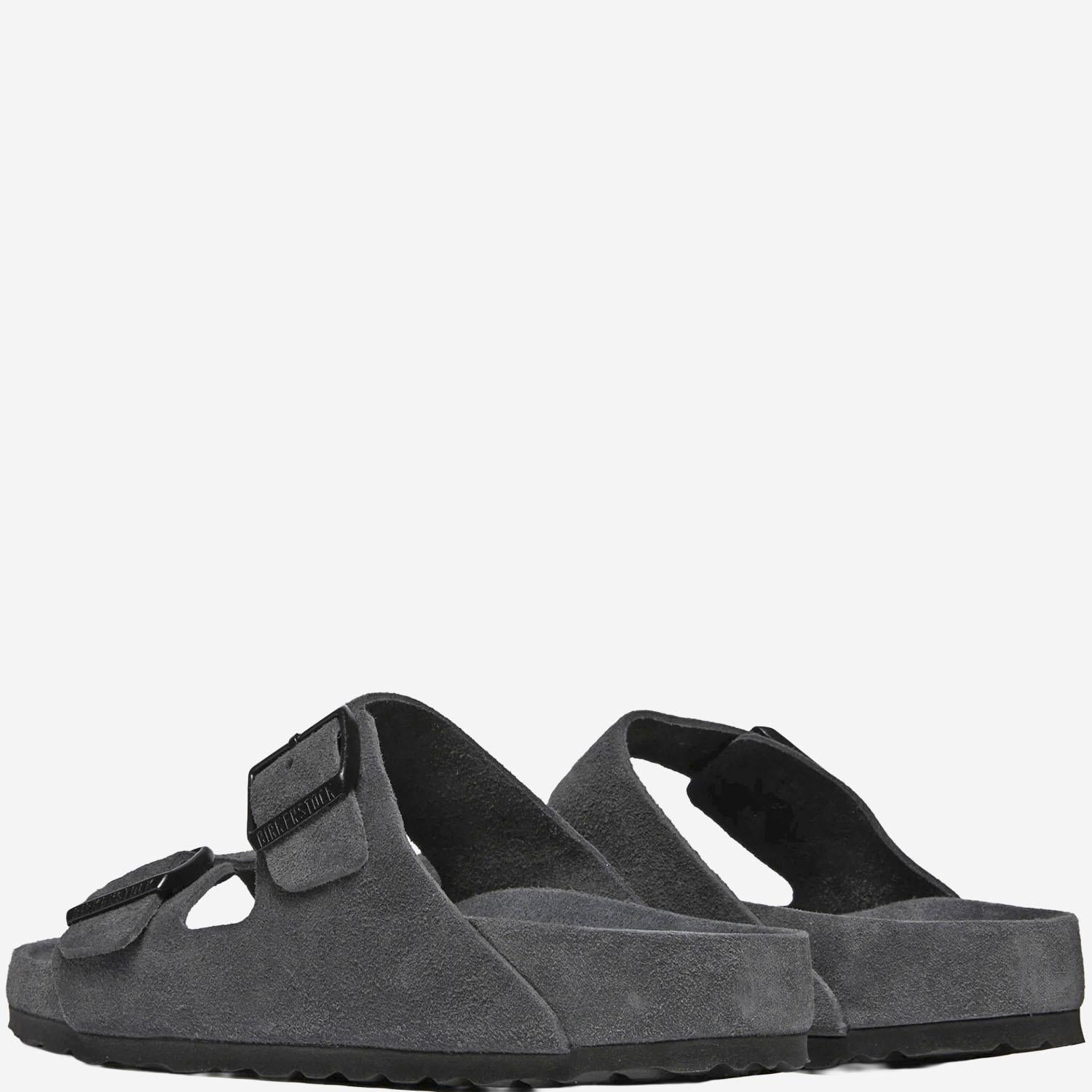 SANDALI ARIZONA IN SUEDE 1018402 CHARCOAL BIRKENSTOCK 