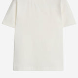T-SHIRT IN COTONE CON LOGO 8118971 CHALK BURBERRY 