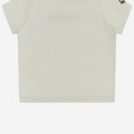 T-SHIRT CON LOGO RICAMATO IN COTONE 8C0001089AUM 034 MONCLER ENFANTS 