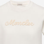T-SHIRT IN COTONE CON LOGO RICAMATO 8C00051 89AUG034 MONCLER 