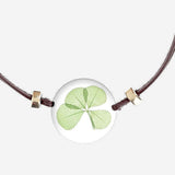 BRACCIALE TRIFOGLIO 143.3GF MARRON CARRE DE TREFLES 