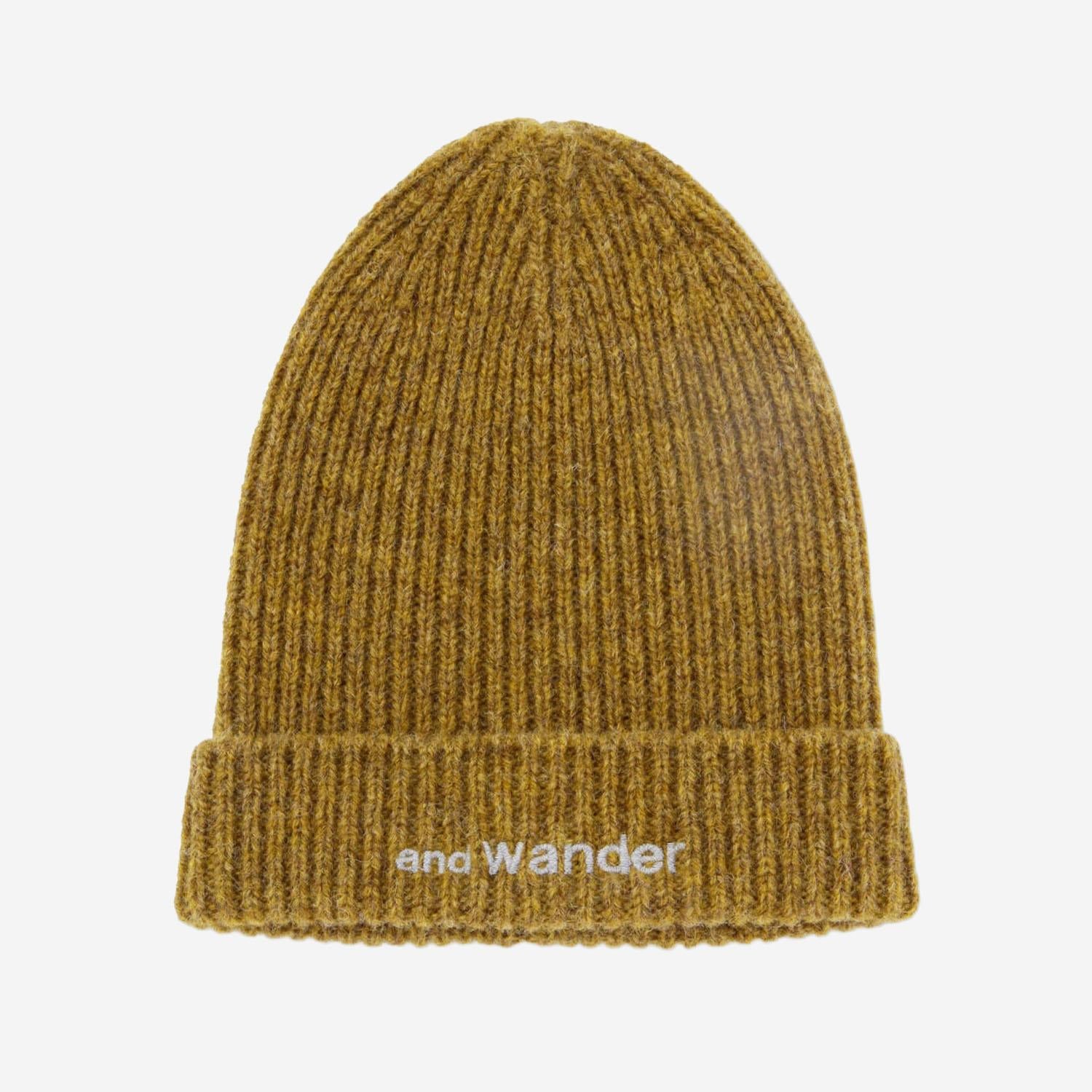 BEANIE IN LANA CON LOGO 5745286114 040 AND WANDER 