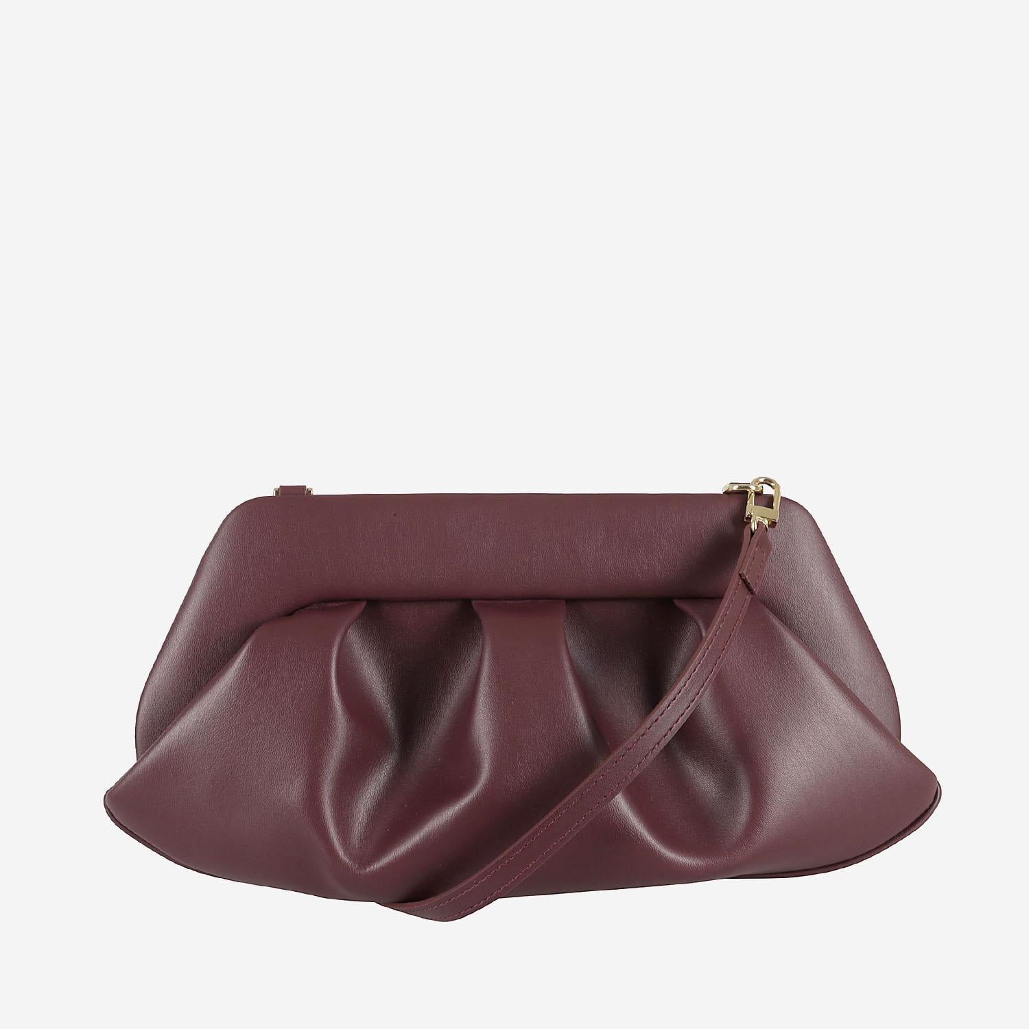 BORSA EMERA IN TESSUTO VEGANO TMFW25EMRN120 PRUNE THE MOIRE 