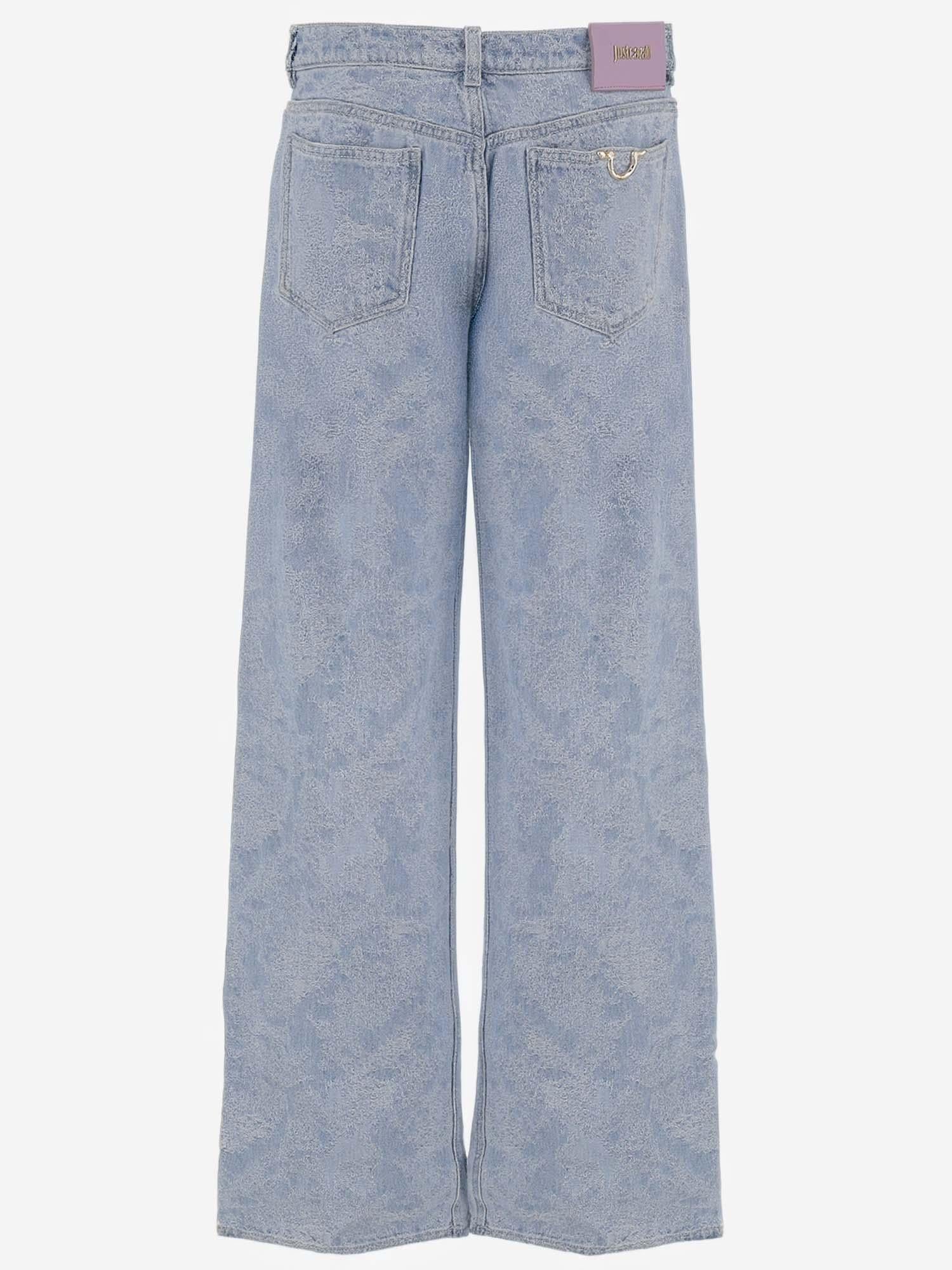 JEANS IN DENIM DI COTONE 80PAB5L8 DW135SWE904 JUST CAVALLI 