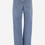JEANS IN COTONE CON DETTAGLIO INTRECCIATO 831605 V42W04715 BOTTEGA VENETA 