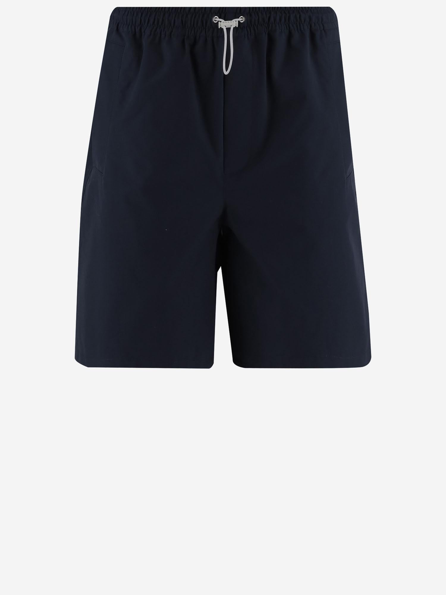 PANTALONI CORTI IN POPELINE DI COTONE 814619 ZAJP14294 GUCCI 