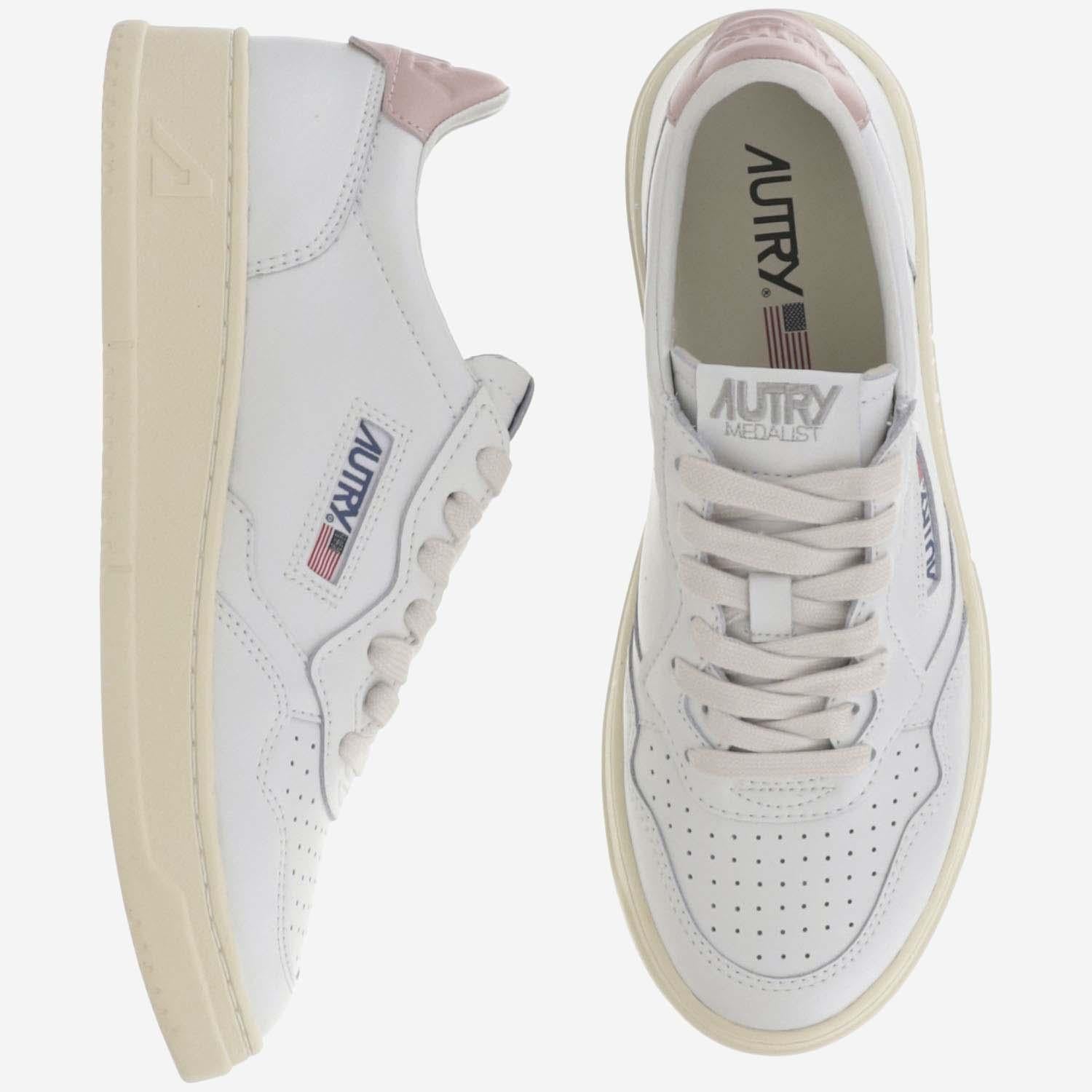 SNEAKERS LOW MEDALIST AULWLL16 WHTPINK AUTRY 