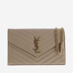 PORTAFOGLIO CASSANDRE IN PELLE 377828 BOW012721 SAINT LAURENT 